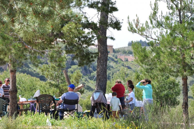 El Angel picnic and recreation area in the Sierra Espuña