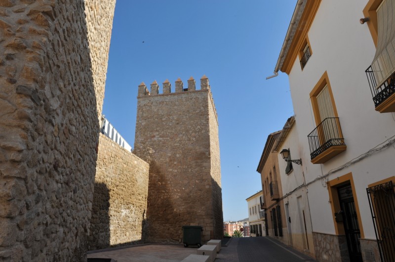 The Porche de San Antonio and the city wall of Lorca