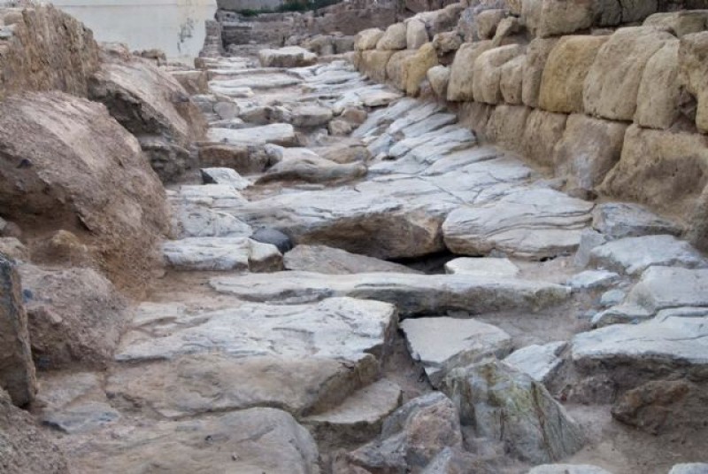 The Roman Forum District museum in the Molinete archaeological park in Cartagena