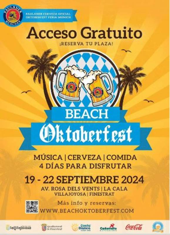 Sept 19-22 Beach Oktoberfest in Villajoyosa and Finestrat