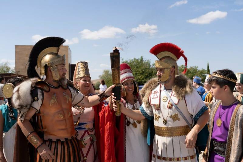 The Sacred Flame is on its way for the fiestas of Cartagena after setting out 270 km away!