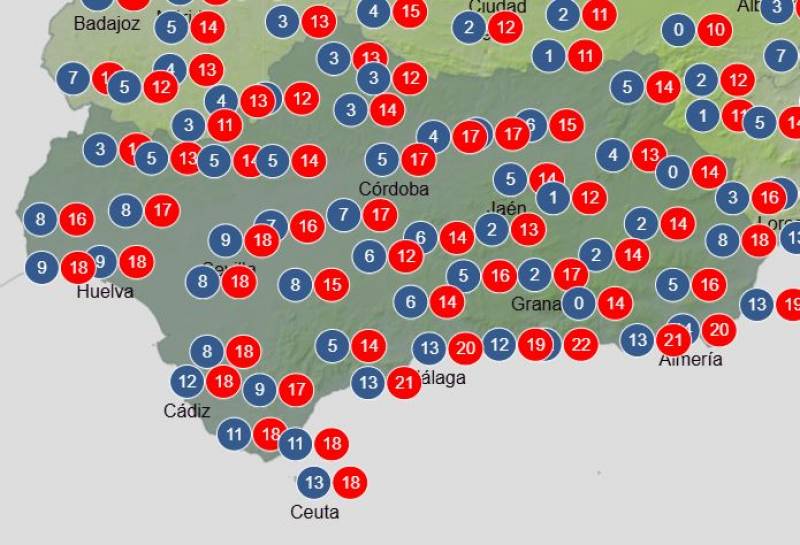 Andalusia weekly weather forecast December 2-8: Still sunny but getting colder