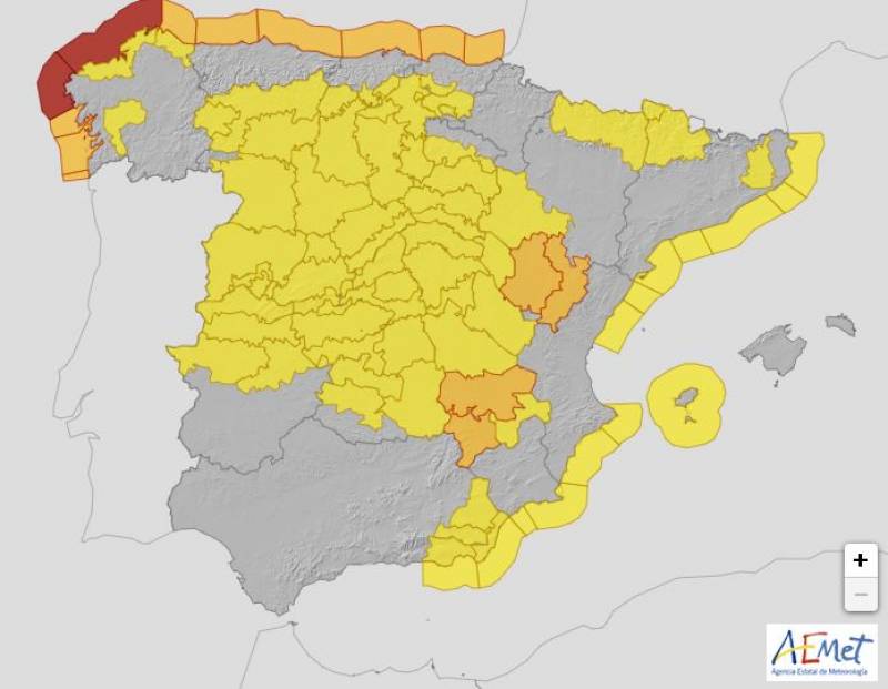 Red warnings issued as Storm Herminia hits Spain: Weather forecast Jan 27-30