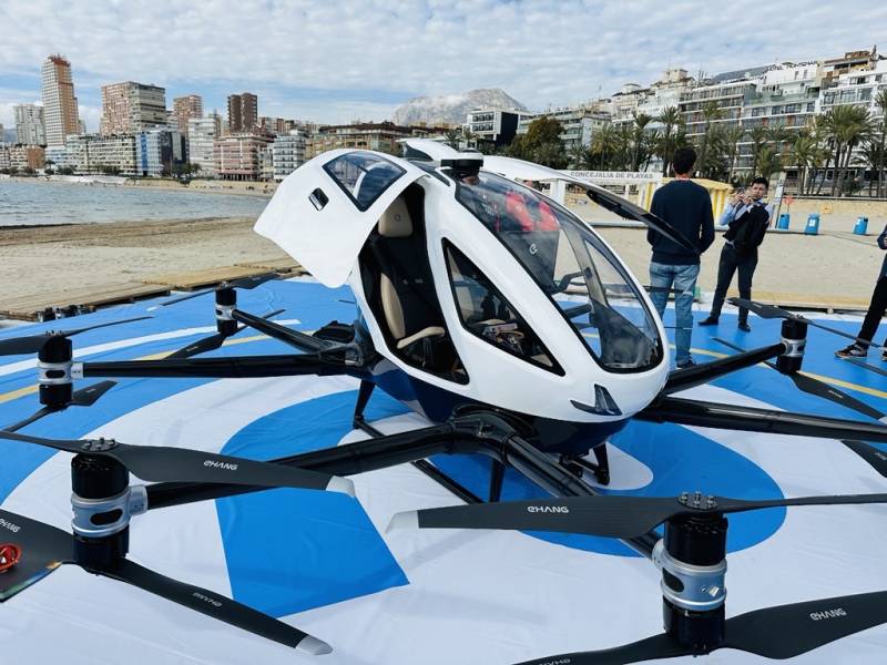 The future has landed: Benidorm hosts Europe’s first air taxi test flight