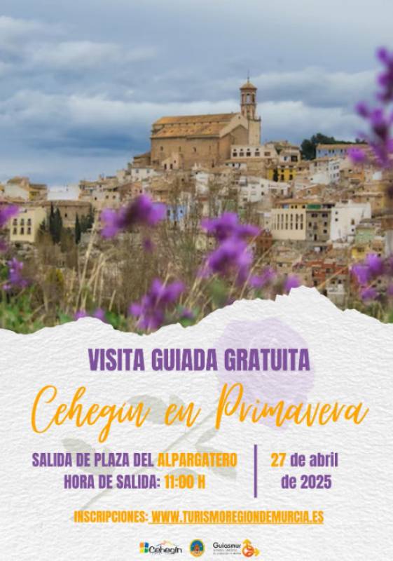 April 27 Free guided tour of Cehegín in spring