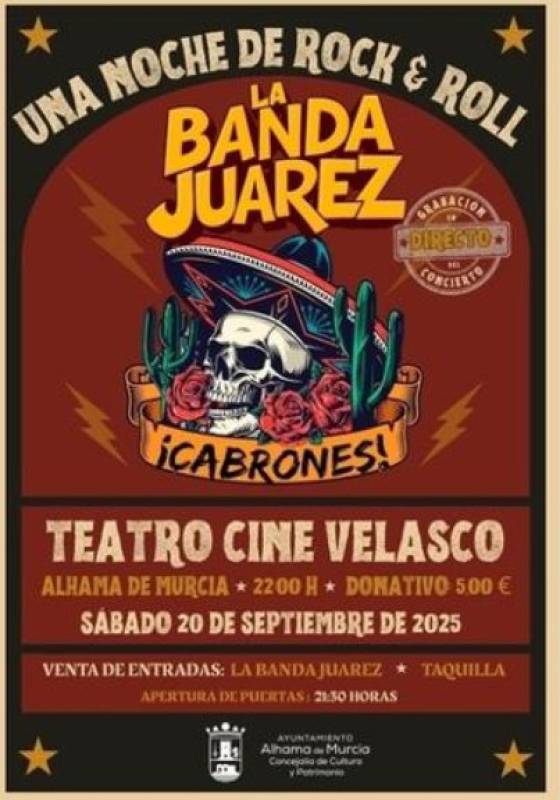 September 20 A night of Rock & Roll in Alhama de Murcia