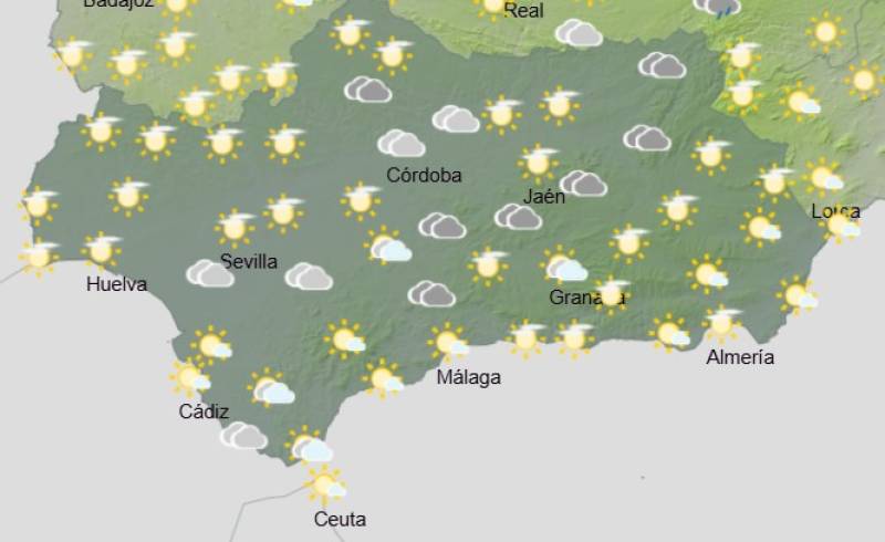 Andalucía weekly weather forecast October 20-23: Mists, sunny spells and patchy showers
