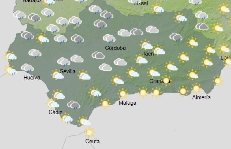 Andalucía weekly weather forecast October 20-23: Mists, sunny spells and patchy showers