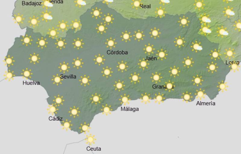 Andalucía weekly weather forecast October 20-23: Mists, sunny spells and patchy showers