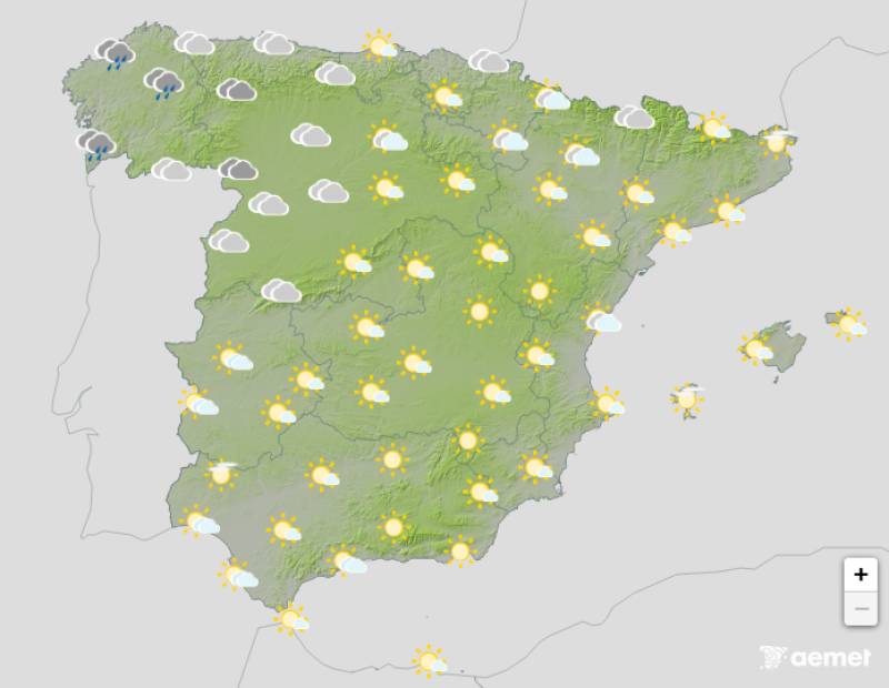 Mild temperatures alongside heavy rain: Spain weather forecast Dec 9-11