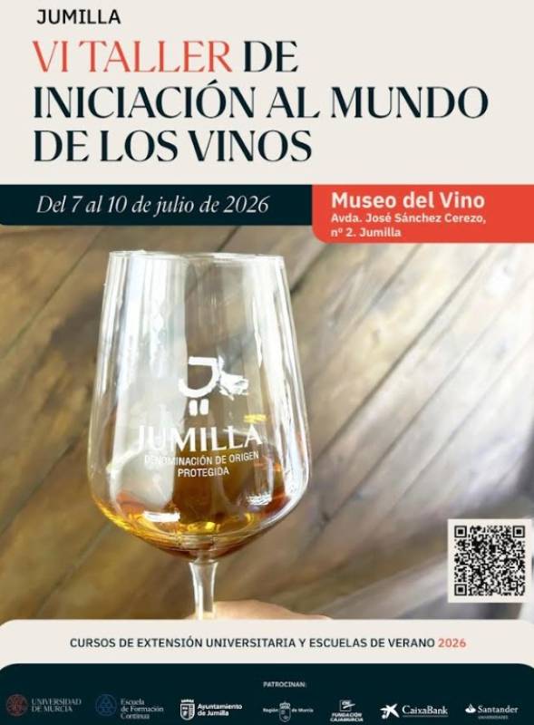 July 7 to 10 University course on Initiation in the World of Wine in Jumilla
