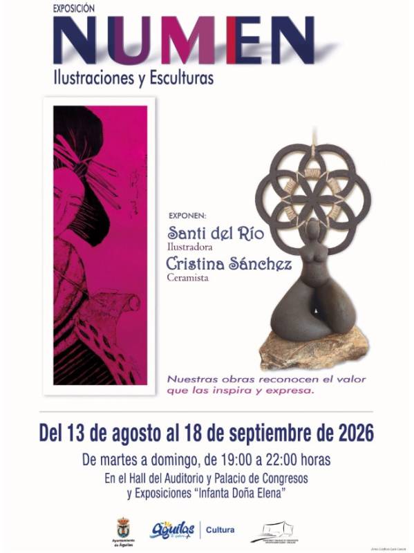 Until September 18 NUMEN art exhibition in Águilas