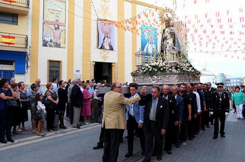 The church of Nuestra Señora del Rosario in Puerto Lumbreras