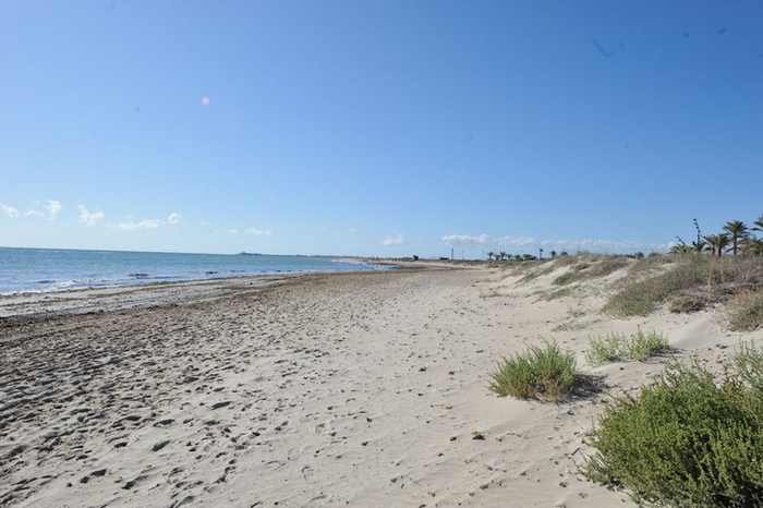 Overview of the beaches of San Pedro del Pinatar